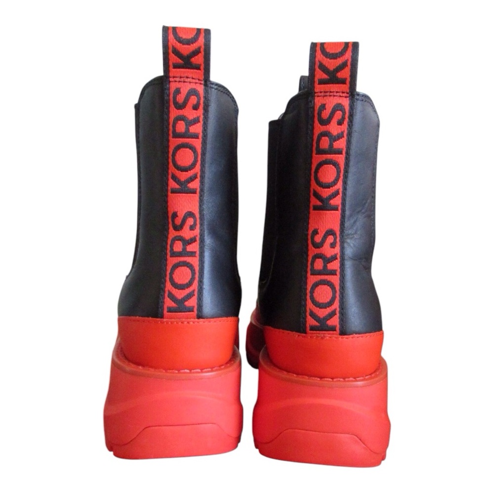 Michael Michael Kors Dupree Logo Tape Leather Boot